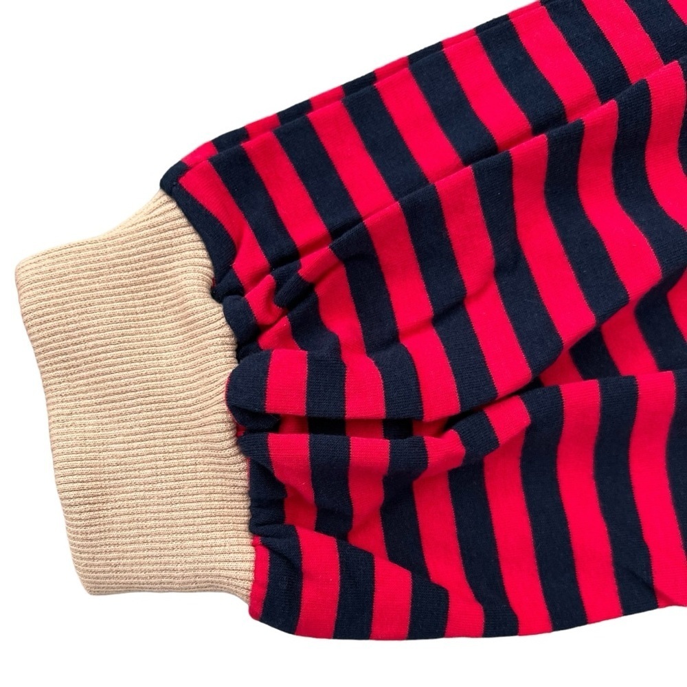 NWT Labolliy Women’s Red Striped Oversized Sweatshirt - Picture 10 of 16